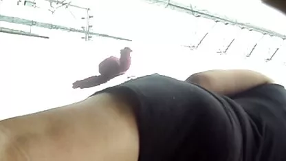 মিলফ ব্ল্যাক ড্রেস এবং ব্ল্যাক থং